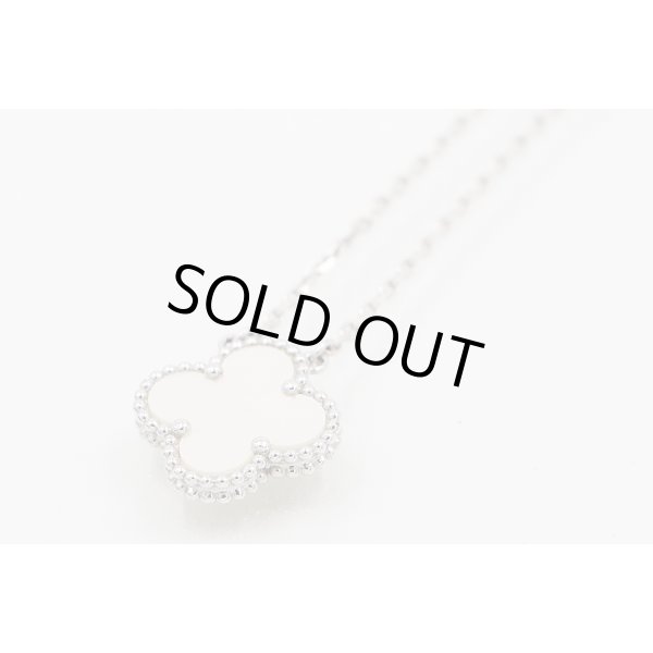 ヴァンクリーフ＆アーペル　750WG ヴィンテージ アルハンブラ ペンダント VCARF48700 5.30g　裏面