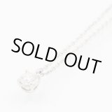 画像: ティファニー　PT950 ソリティア　ダイアイリペンダントネックレス 0.33ct 2.60g