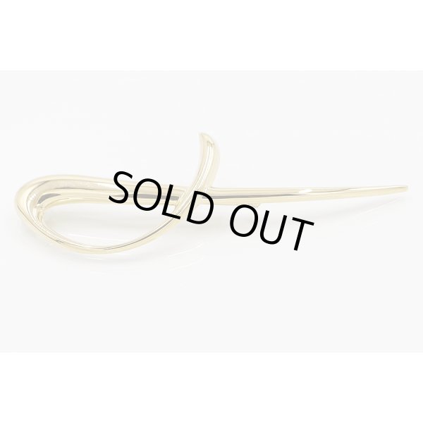 ミキモト K18 ブローチ 12.20g　サイド