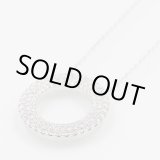 画像: ティファニー　750WG メトロ3ロウ ダイアイリネックレス 4.10g