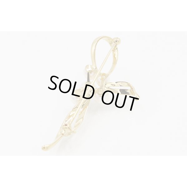 ミキモト K18 パール5Pイリブローチ 6.50g　裏面