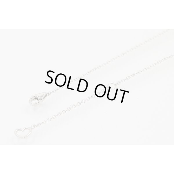 ポンテヴェキオ　K18WG ダイアイリペンダントネックレス 0.10ct 4.00g　留め具外したイメージ