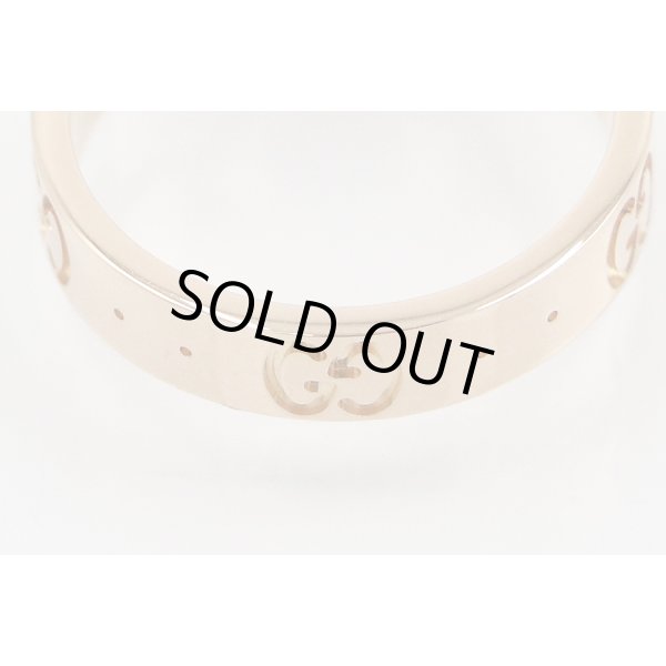 グッチ　750PG アイコンリング 3.60g　拡大