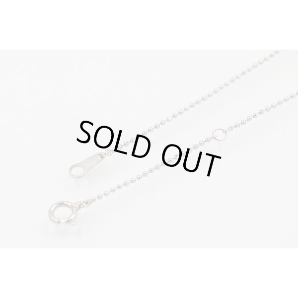 木内 賢治　PT850/900/K18 ダイアイリペンダントネックレス 0.382ct 0.09ct 5.90g　留め具外したイメージ(2)