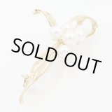 画像: ミキモト K18 パール5Pイリブローチ 6.50g