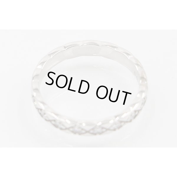 シャネル　750WG ココ クラッシュリング J11871 3.40g 　内側