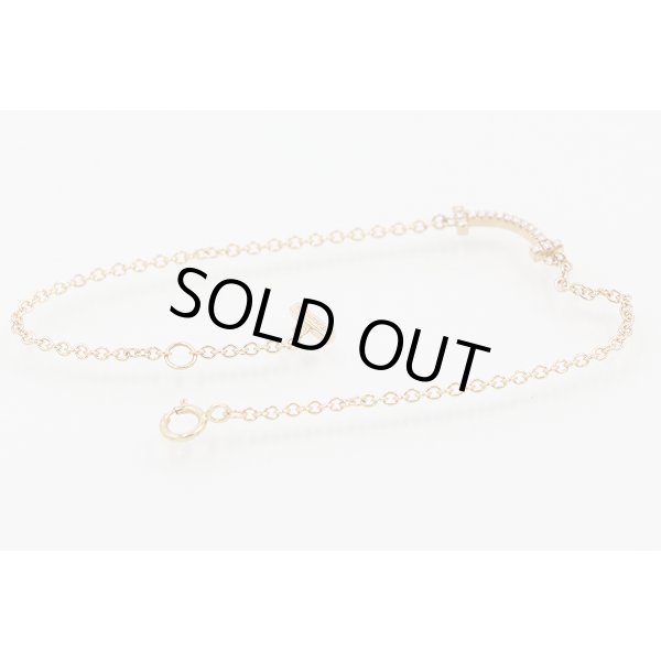 ティファニー　750PG スマイル ダイアイリブレスレット 1.60g