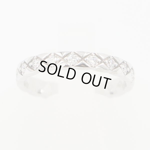 シャネル　750WG ココ クラッシュリング J11871 3.40g 