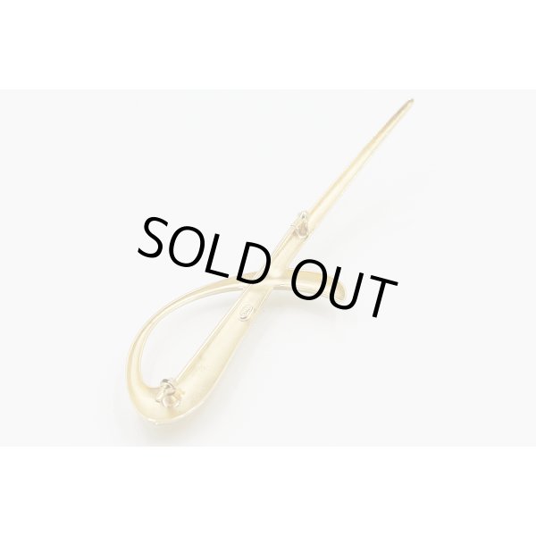 ミキモト K18 ブローチ 12.20g　裏面