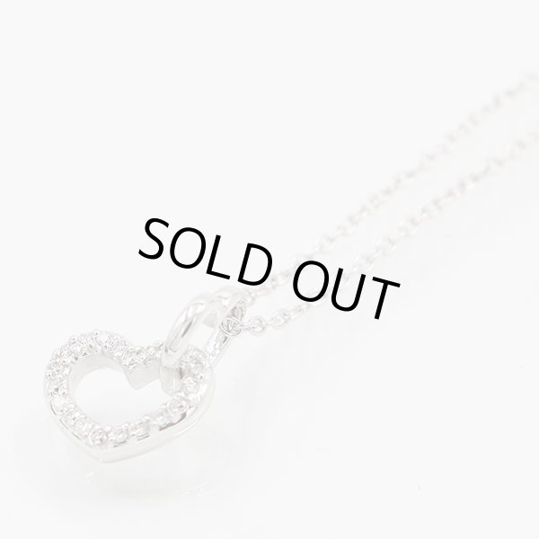 ポンテヴェキオ　K18WG ダイアイリペンダントネックレス 0.10ct 4.00g