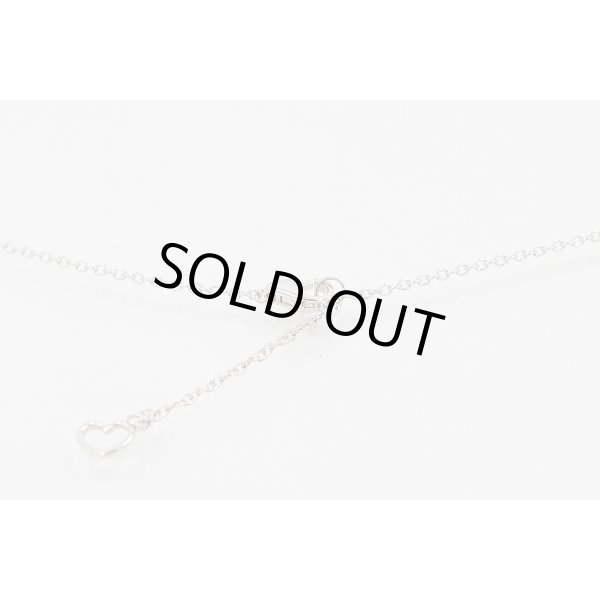 ポンテヴェキオ　K18WG ダイアイリペンダントネックレス 0.10ct 4.00g　留め具