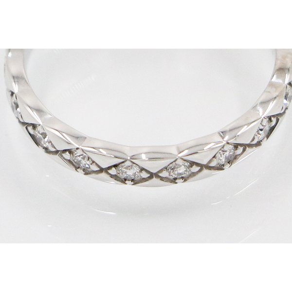 シャネル　750WG ココ クラッシュリング J11871 3.40g 　拡大