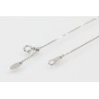 ヴァンドーム　PT850/950 ダイアイリペンダントネックレス 0.27ct 2.80g　留め具外したイメージ(2)