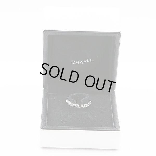 シャネル　750WG ココ クラッシュリング J11871 3.40g 　箱