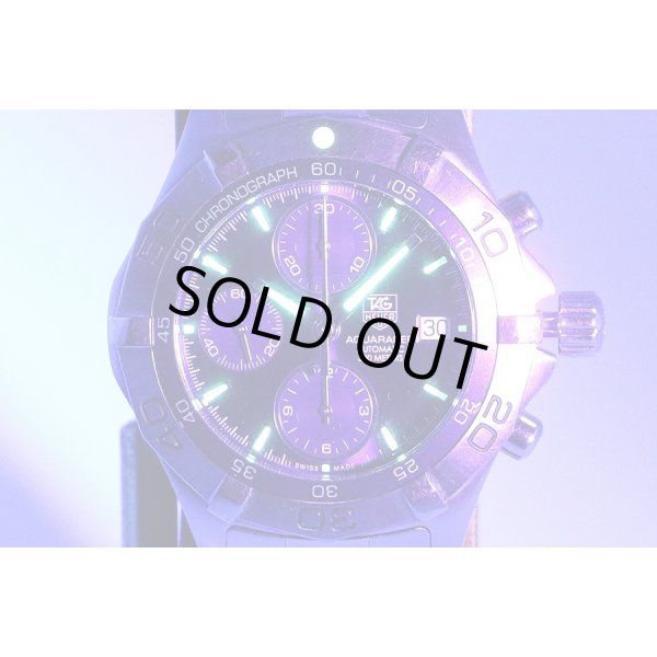 タグホイヤー　アクアレーサー３００　ＣＡＦ２１１２　紺文字盤　ライト