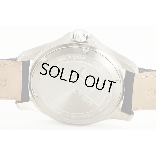 ハミルトン　カーキ　デイデイト　Ｈ６４４５１０　ガンメタル文字盤　裏面拡大