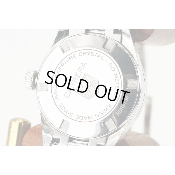 タグホイヤー　カレラ　ＷＶ１４１１　シェル文字盤　１２Ｐ　裏面拡大