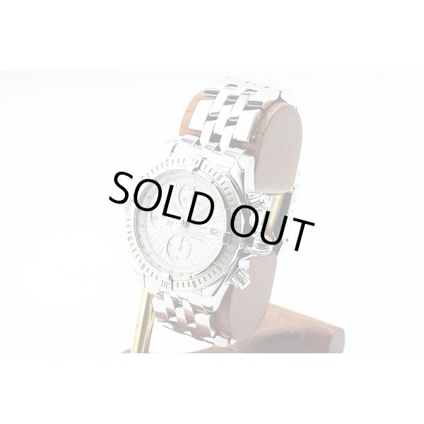 ブライトリング　クロノマット　エボリューション　Ａ１３３５６　白文字盤　サイド