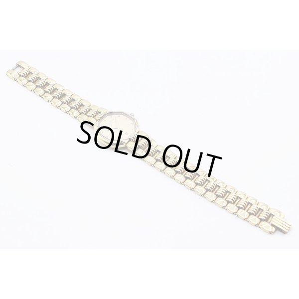 ディオール　スゥィング　オクタゴン　Ｄ４８－１５３　金色文字盤　ブレス状態　表面