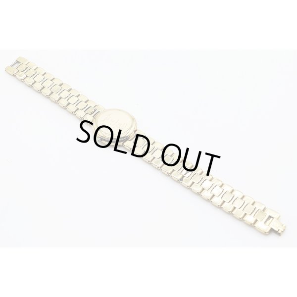 ディオール　スゥィング　オクタゴン　Ｄ４８－１５３　金色文字盤　ブレス状態　裏面