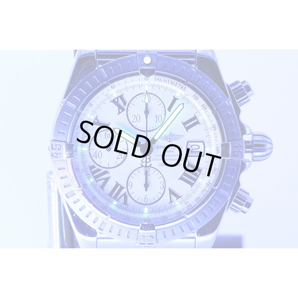 ブライトリング　クロノマット　エボリューション　Ａ１３３５６　白文字盤　ライト