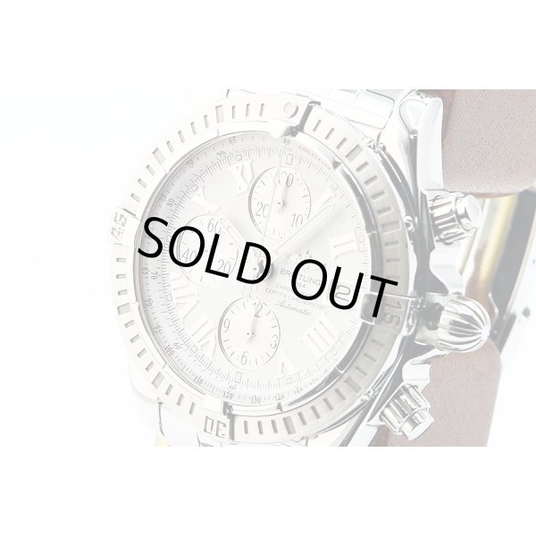 ブライトリング　クロノマット　エボリューション　Ａ１３３５６　白文字盤　サイド拡大