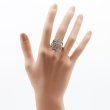 K18WG ダイアイリリング 0.75ct 4.90g　装着イメージ