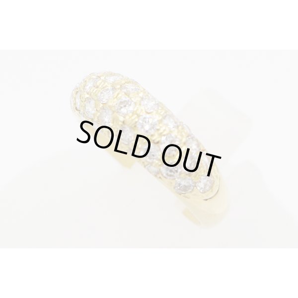 K18 ダイアイリリング 1.35ct 4.30g　サイド