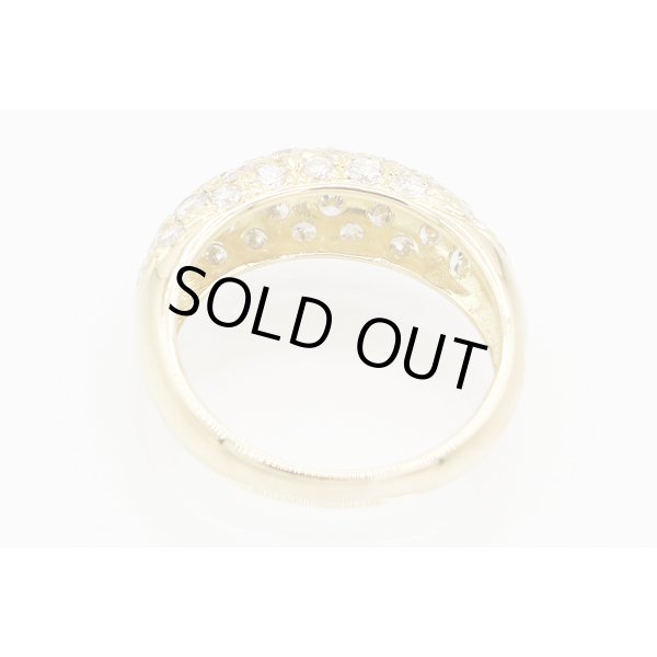 K18 ダイアイリリング 1.35ct 4.30g　内側