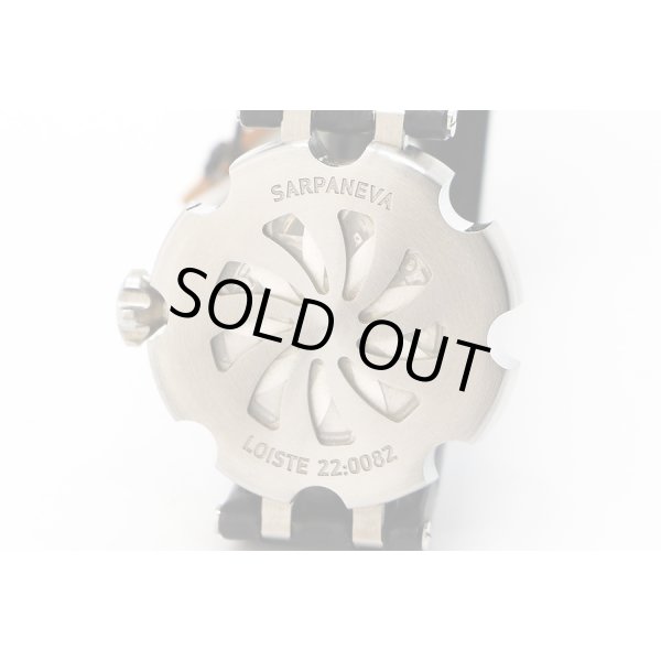 サルパネヴァ　Ｌｏｉｓｔｅ ２２　黒文字盤　裏面拡大