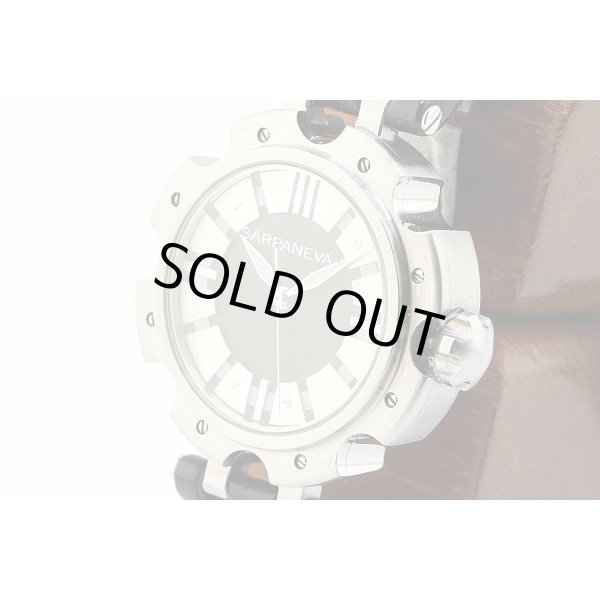 サルパネヴァ　Ｌｏｉｓｔｅ ２２　黒文字盤　サイド拡大