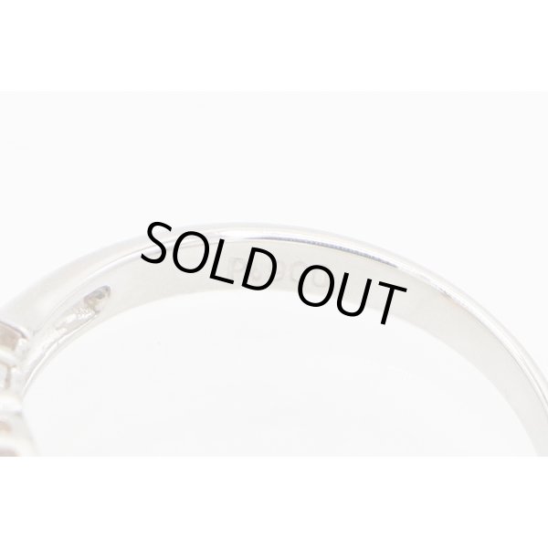 PT900 スペサルティンガーネットダイアイリリング 1.31ct 0.24ct 3.80g　刻印