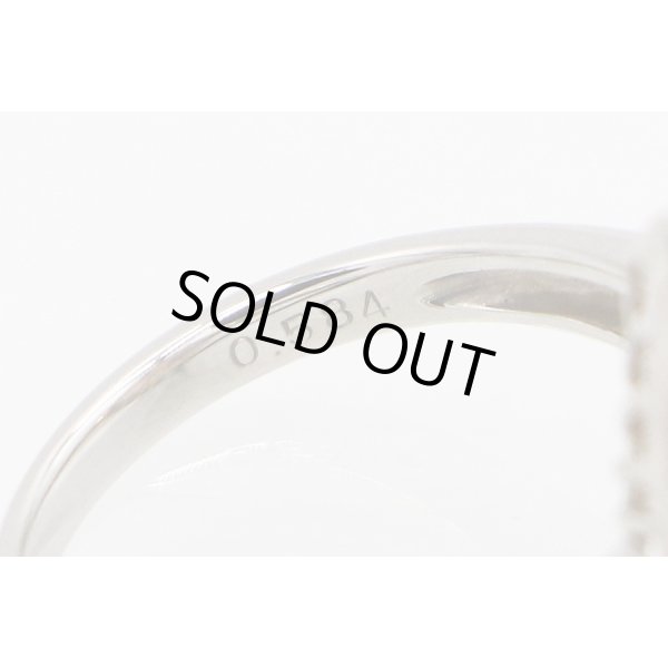 PT900 インペリアルトパーズダイアイリリング 2.896ct 0.584ct 6.50g　刻印(2)