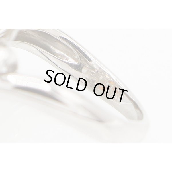 PT900 マルチオパールトルマリンダイアイリリング 2.12ct 0.31ct 0.06ct 11.00g　刻印(2)