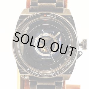画像: タックス　ヴィンテージレンズ２　ＴＳ１８０３Ｋ　黒文字盤　１０周年限定