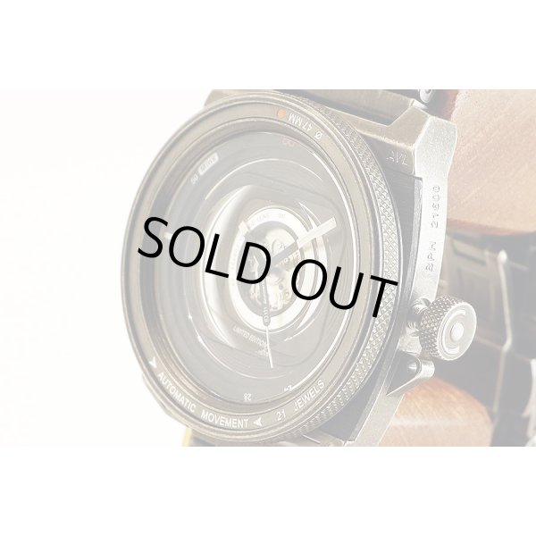 タックス　ヴィンテージレンズ２　ＴＳ１８０３Ｋ　黒文字盤　１０周年限定　サイド拡大