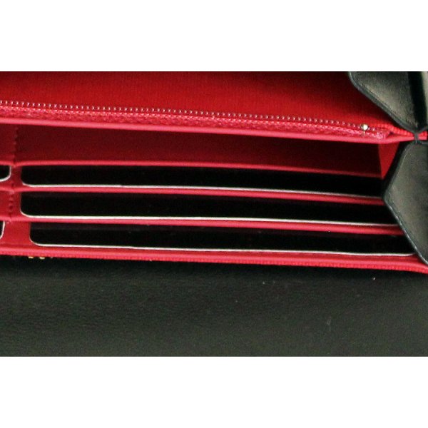 シャネル　シャネル19 ロングフラップウォレット AP0955 ブラック　カードケース