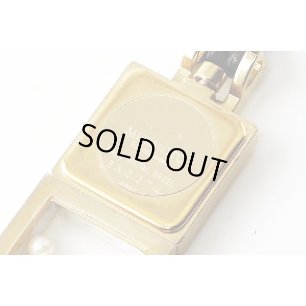 ミキモト　ベビーパール　ペンダントウォッチ　ＮＮＳ－００３８４Ｆ　白文字盤　裏面拡大