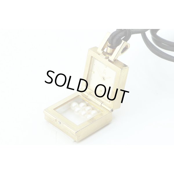 ミキモト　ベビーパール　ペンダントウォッチ　ＮＮＳ－００３８４Ｆ　白文字盤　サイド拡大