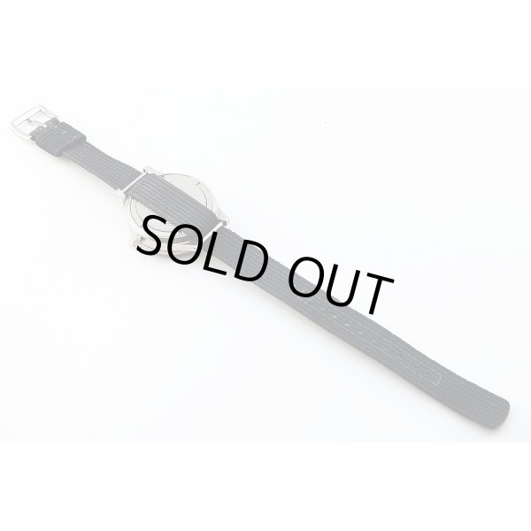 ブローバ　ミルシップ　Ｗ２１８１　サブマーシブル　黒文字盤　布ベルト状態　裏面