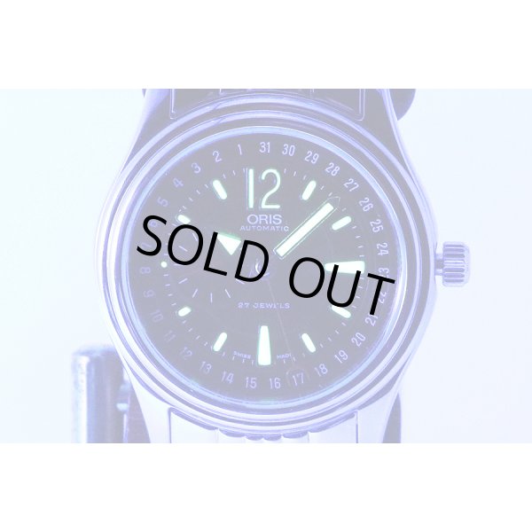 オリス　ポインターデイト　６４４．７４７６　黒文字盤　ライト