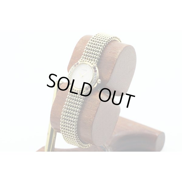 クレドール　２Ｆ７０－５９１０　シェル文字盤　ルビーＤベゼル　サイド