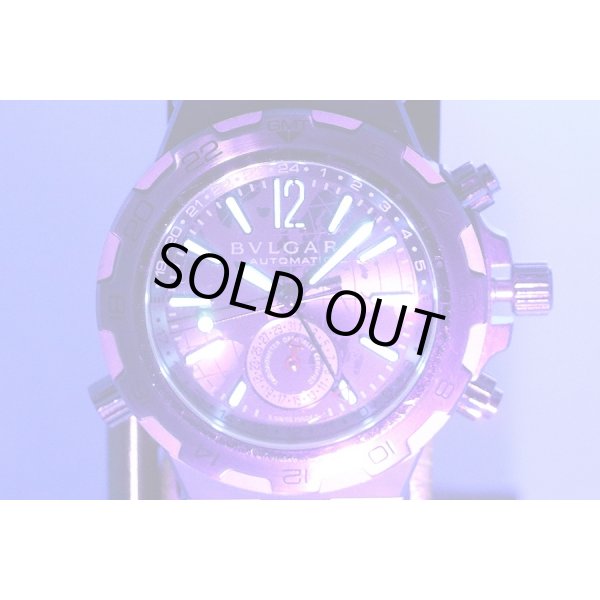 ブルガリ　ディアゴノプロ　ＤＰ４２Ｓ　ＧＭＴ　グレー文字盤　ライト