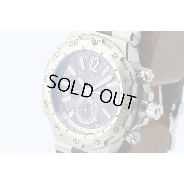 ブルガリ　ディアゴノプロ　ＤＰ４２Ｓ　ＧＭＴ　グレー文字盤　サイド拡大