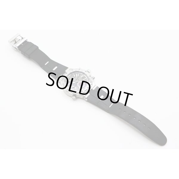 ブルガリ　ディアゴノプロ　ＤＰ４２Ｓ　ＧＭＴ　グレー文字盤　ラバーベルト状態　表面