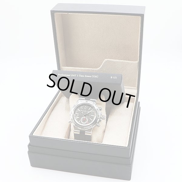 ブルガリ　ディアゴノプロ　ＤＰ４２Ｓ　ＧＭＴ　グレー文字盤　箱