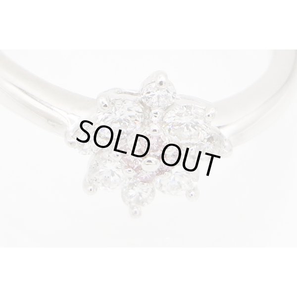 PT900 ダイアイリリング 0.05ct 0.45ct 4.30g　拡大
