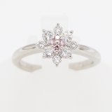 画像: PT900 ダイアイリリング 0.05ct 0.45ct 4.30g