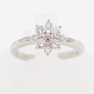 画像: PT900 ダイアイリリング 0.05ct 0.45ct 4.30g