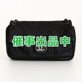 画像: シャネル　マトラッセ ワンショルダーバック ダークパープル／SIV金具